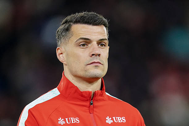 Who is Granit Xhaka? Portrait of Switzerland captain Granit Xhaka before an international match