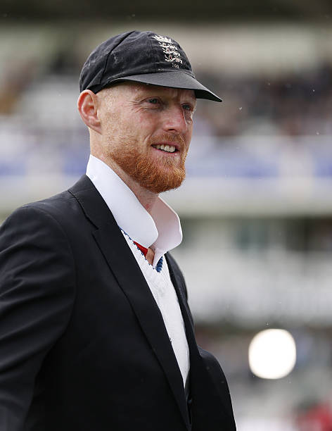 Ben Stokes in formal cricket attire during a match event, showcasing the inspiring Story of Ben Stokes and his rise to becoming one of England's greatest all-rounders.