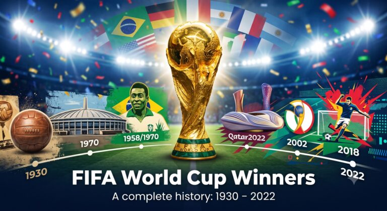 FIFA World Cup Winners List (1930–2022)