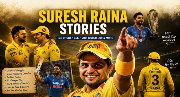 Suresh Raina stories featuring MS Dhoni, CSK and 2011 World Cup memories